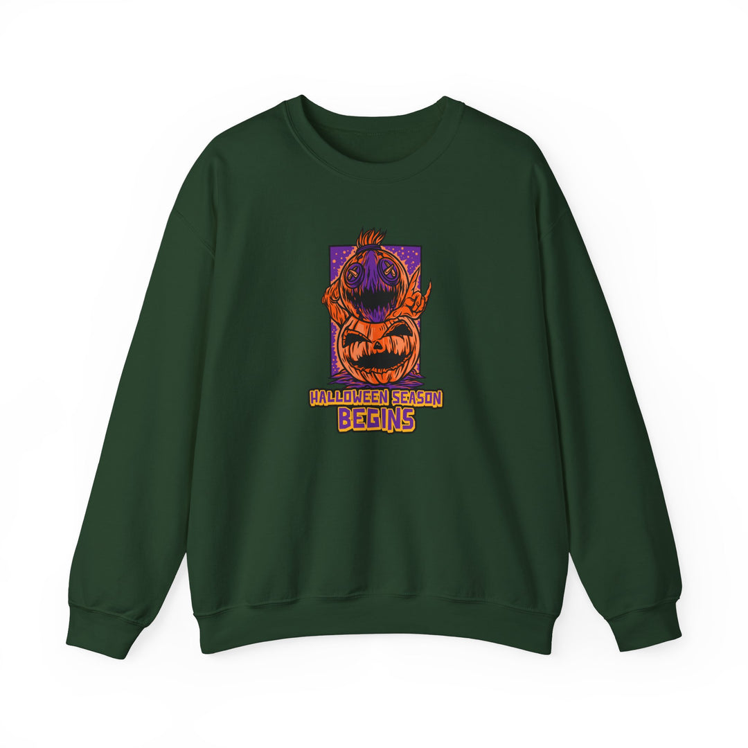 "Halloween Season Begins" - Start The Spookfest Crewneck Sweatshirt