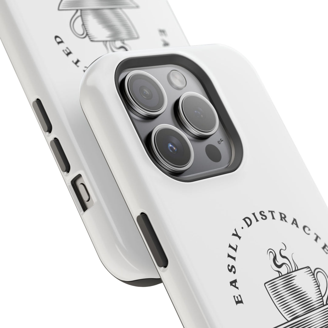 Easily Distracted By Coffee – Spill-Proof Your Distraction MagSafe® iPhone Case