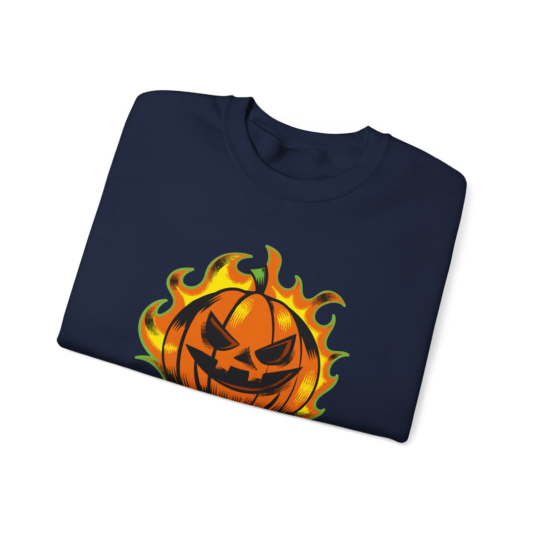 "HELL-O-WEEN" - Spook Tacular Comfort Crewneck Sweatshirt