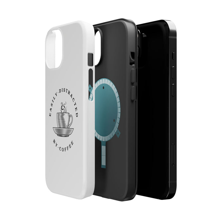 Easily Distracted By Coffee – Spill-Proof Your Distraction MagSafe® iPhone Case