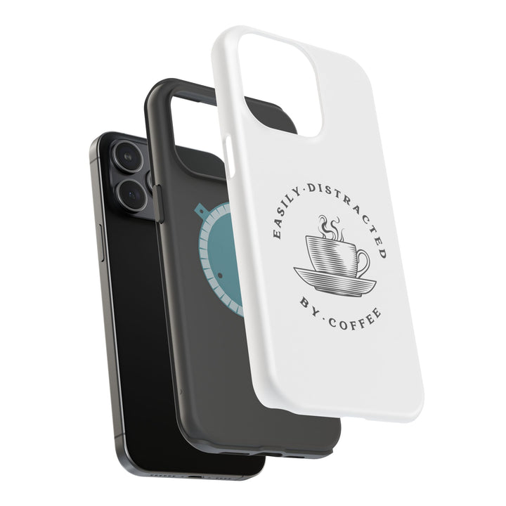 Easily Distracted By Coffee – Spill-Proof Your Distraction MagSafe® iPhone Case