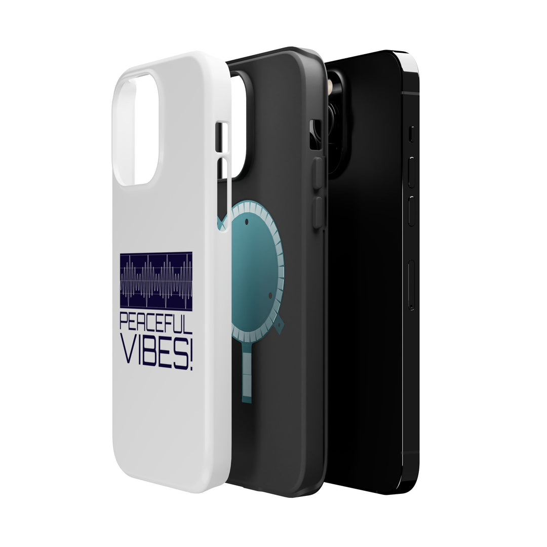 "Peaceful Vibes 2.0" Magnetic iPhone Tough Cases  - Where Tranquility Meets Toughness