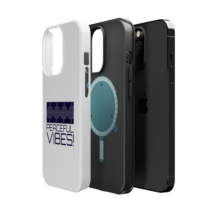 "Peaceful Vibes 2.0" Magnetic iPhone Tough Cases  - Where Tranquility Meets Toughness