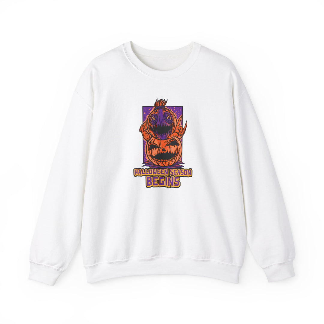 "Halloween Season Begins" - Start The Spookfest Crewneck Sweatshirt