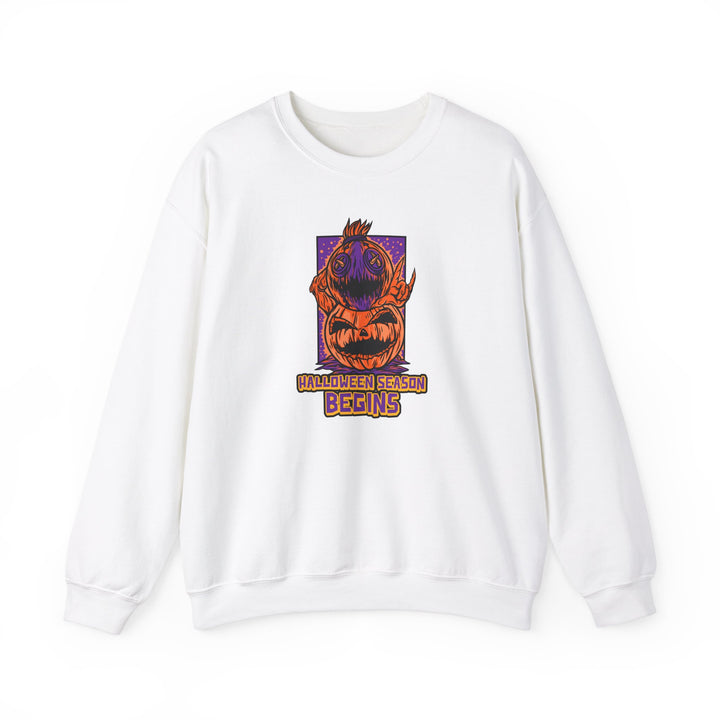 "Halloween Season Begins" - Start The Spookfest Crewneck Sweatshirt