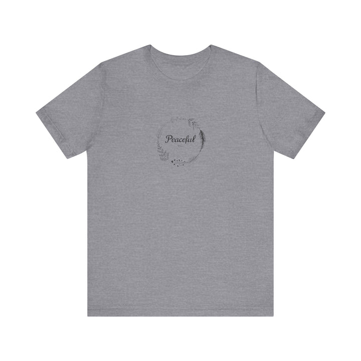 "Peaceful Vibes" Unisex Jersey Short Sleeve Tee – Comfort Meets Style