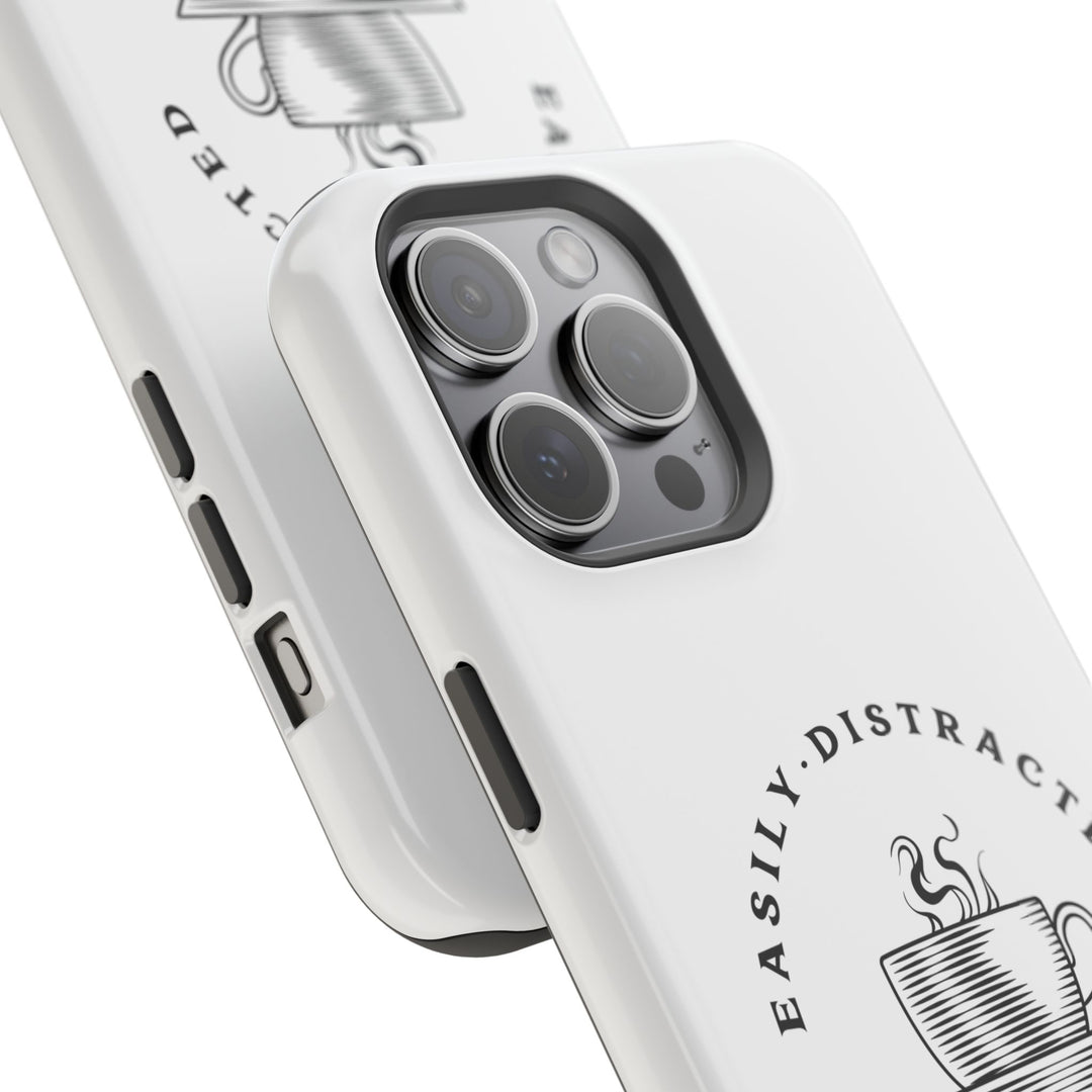 Easily Distracted By Coffee – Spill-Proof Your Distraction MagSafe® iPhone Case