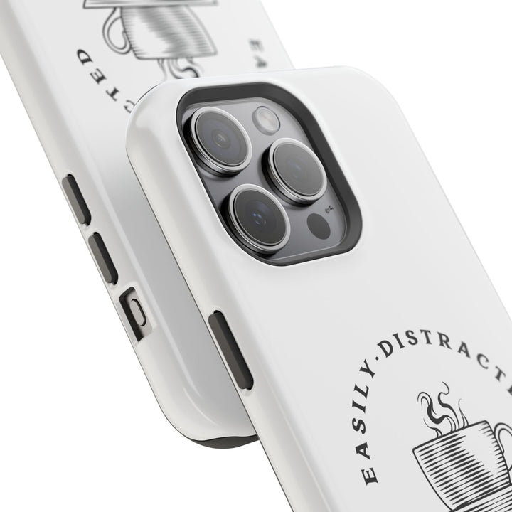 Easily Distracted By Coffee – Spill-Proof Your Distraction MagSafe® iPhone Case