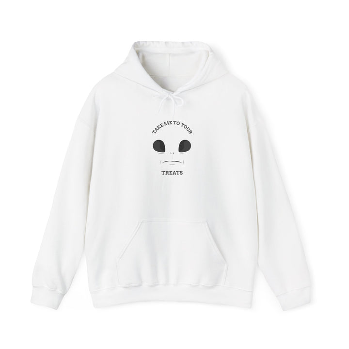 "Take Me To Your Treats" - Sweet & Spooky Style Hooded Sweatshirt