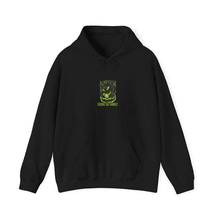 "Trick or Meow" - Spooky Purrfection! Hooded Sweatshirt