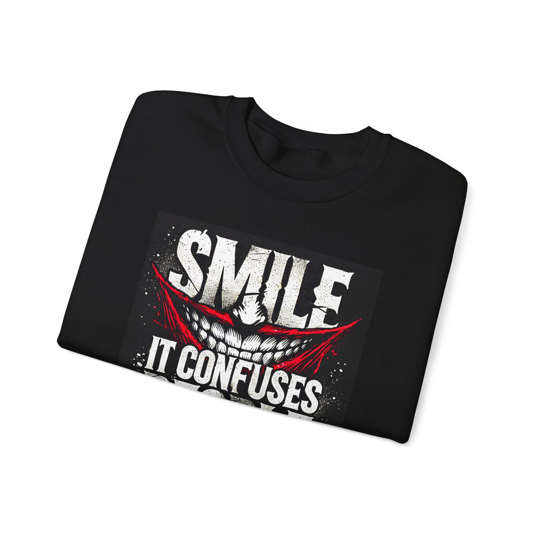 "Smile It Confuses People" - Crewneck Sweatshirt