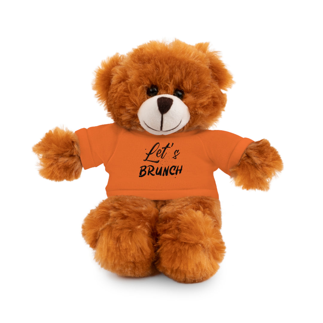 "Let's Brunch" Stuffed Animals with Tee = Cuddly Fun!