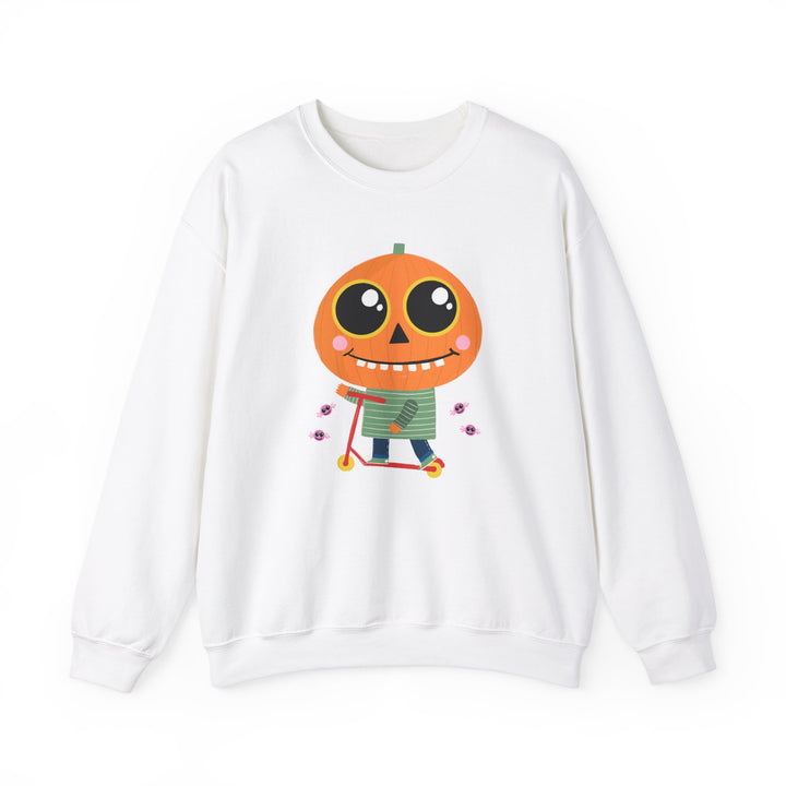 "Pumpkin Rider" - Rev Up Your Halloween Crewneck Sweatshirt