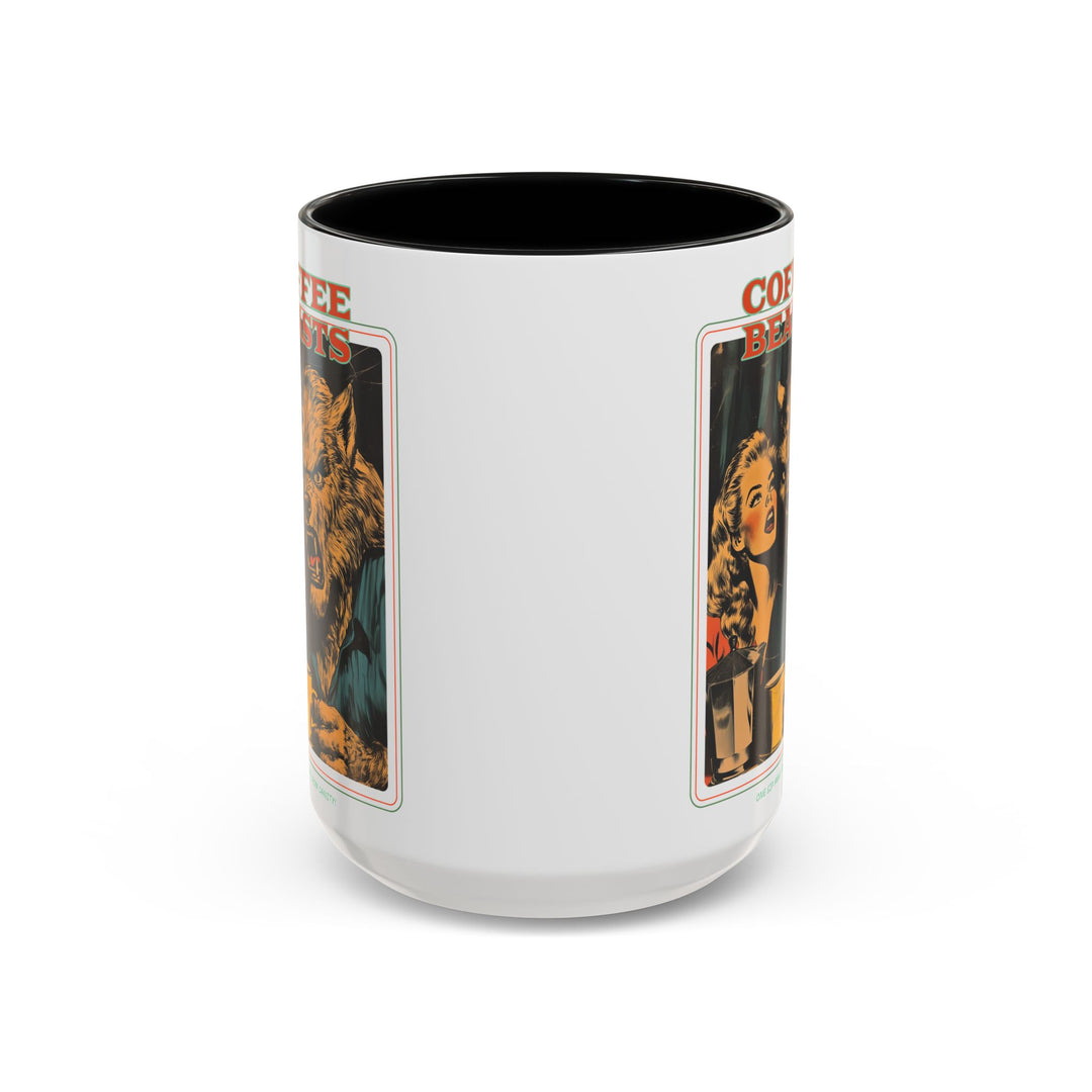 "Coffee Beasts" Accent Mug – Bold Sips, Bold Style