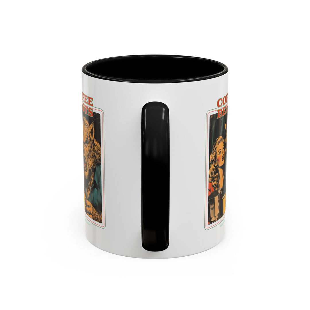 "Coffee Beasts" Accent Mug – Bold Sips, Bold Style