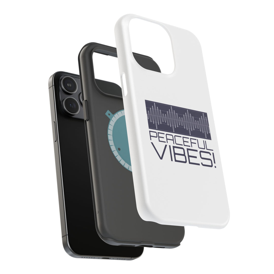 "Peaceful Vibes 2.0" Magnetic iPhone Tough Cases  - Where Tranquility Meets Toughness