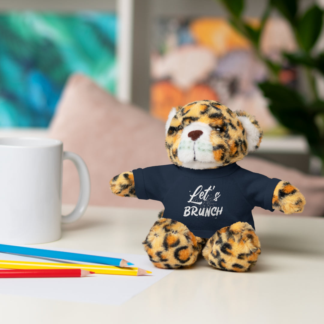 "Let's Brunch" Stuffed Animals with Tee = Cuddly Fun!