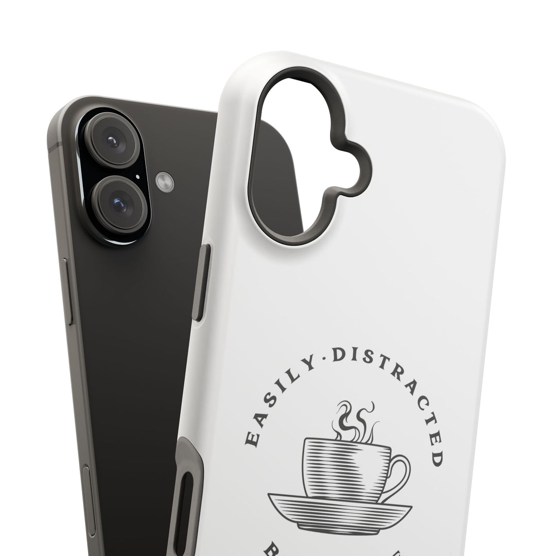 Easily Distracted By Coffee – Spill-Proof Your Distraction MagSafe® iPhone Case