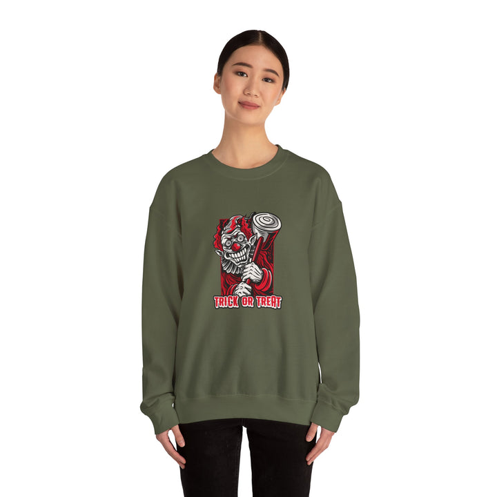 "Trick or Treat" - Hauntingly Fun  Crewneck Sweatshirt