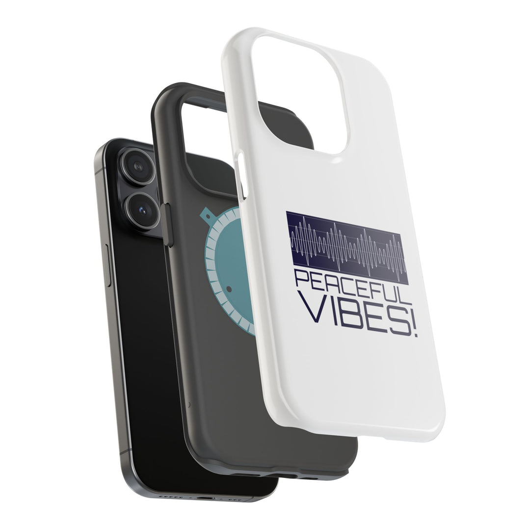 "Peaceful Vibes 2.0" Magnetic iPhone Tough Cases  - Where Tranquility Meets Toughness